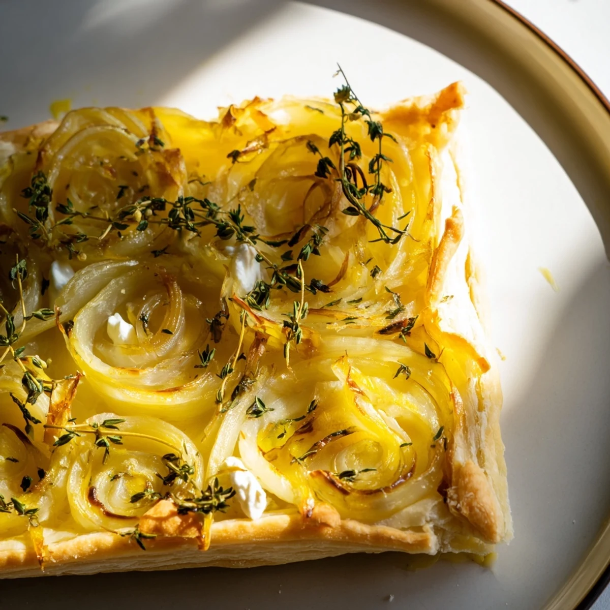 Tarte Fine Zwiebeln Thymian #36