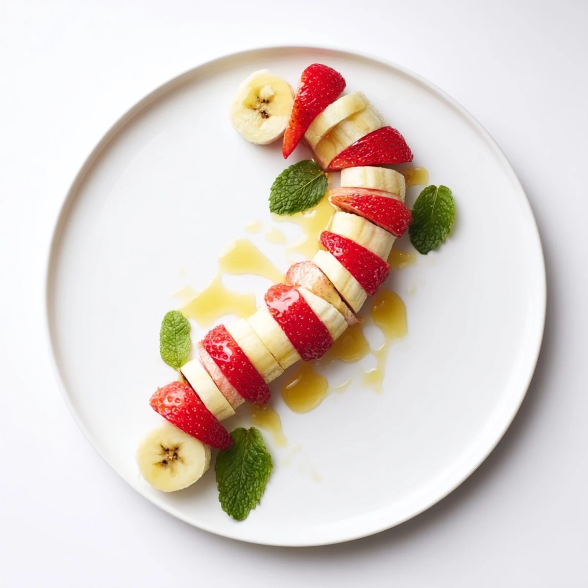 Banana Strawberry Candy Cane