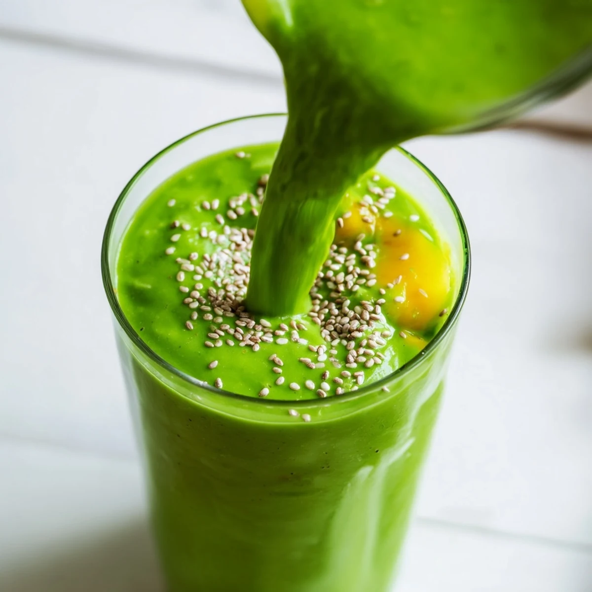 Spinat Avocado Grüner Drink