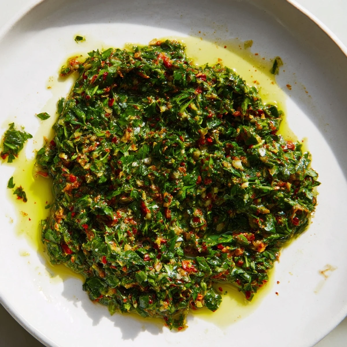 Delicious homemade Moroccan Chermoula Marinade, a zesty and flavorful blend ideal for fish dishes.