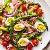 Spargel Schinken Eier Salat