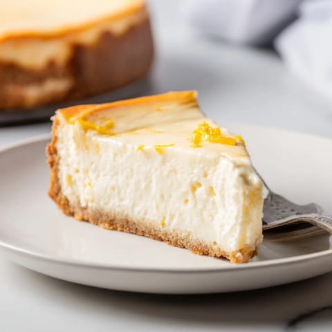 Leichter cremiger deutscher Kuchen