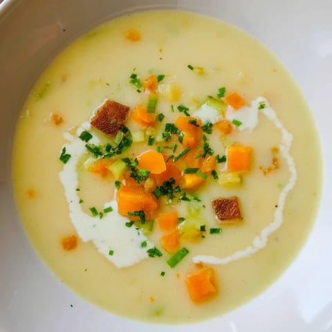 Deutsche Kartoffelsuppe herzhaft