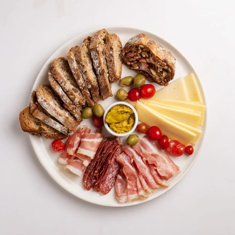 Rustikale Bergsnack Platte