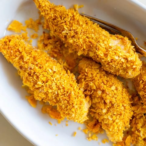 Knusprige Zwiebel Chip Hühnchen