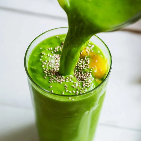 Spinat Avocado Grüner Drink