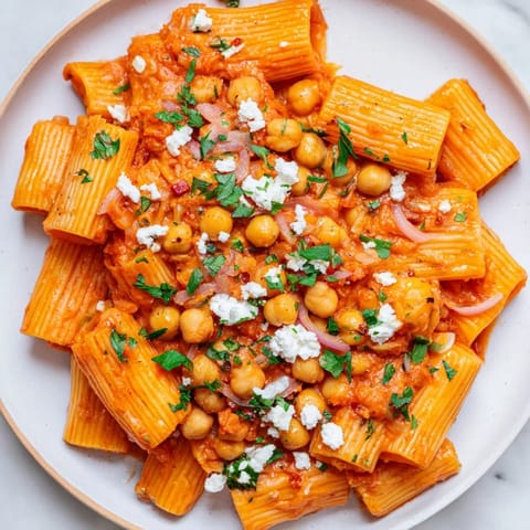 Harissa Kichererbsen Pasta