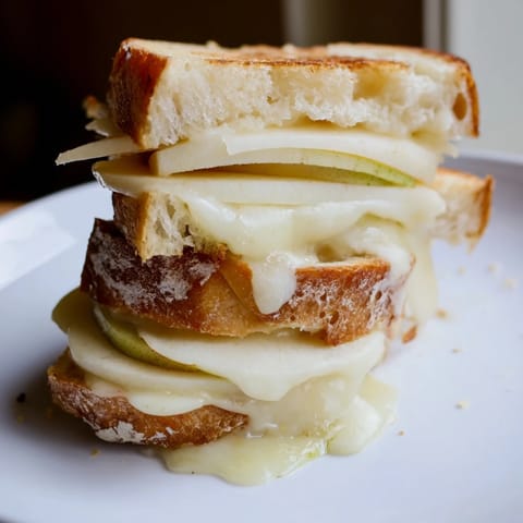 Brie Apfel Sandwich schnell