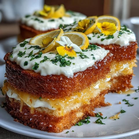 Spring Naked Cake Lemon