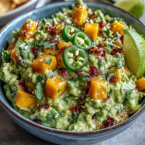 Guacamole mit Mango Jalapeño