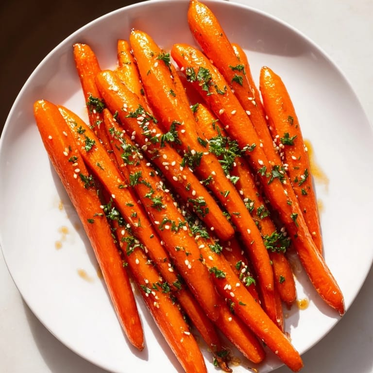 Saftige Auberginenschnitte mit geröstetem Knoblauch, verfeinert mit frischen Kräutern, für ein köstliches Mittagessen.