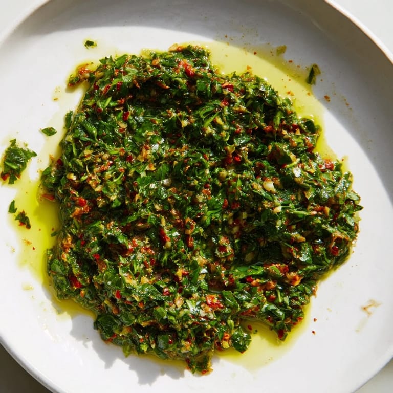 Delicious homemade Moroccan Chermoula Marinade, a zesty and flavorful blend ideal for fish dishes.